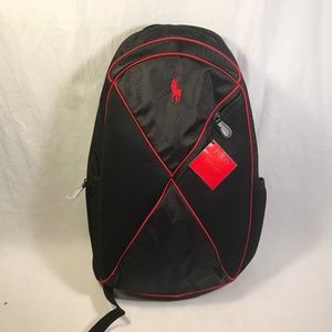 ralph lauren red backpack